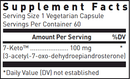 7-keto douglas labs supplement facts