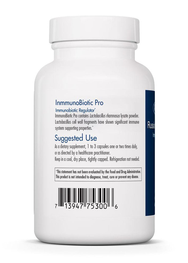 ImmunoBiotic Pro (Allergy Research Group) 60ct Side