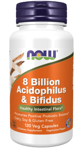 8 billion acidophilus & bifidus (now foods)
