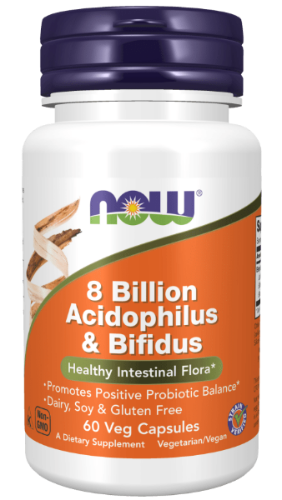 8 billion acidophilus & bifidus (now foods)