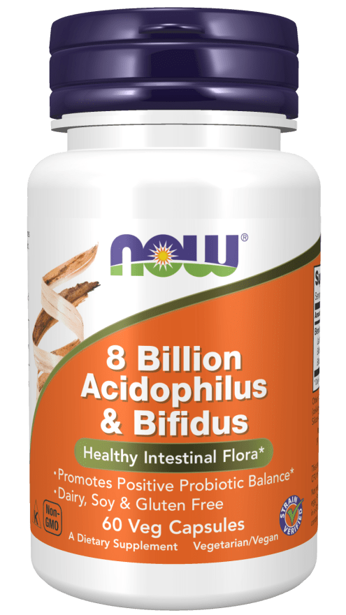 8 Billion Acidophilus & Bifidus (NOW) Front