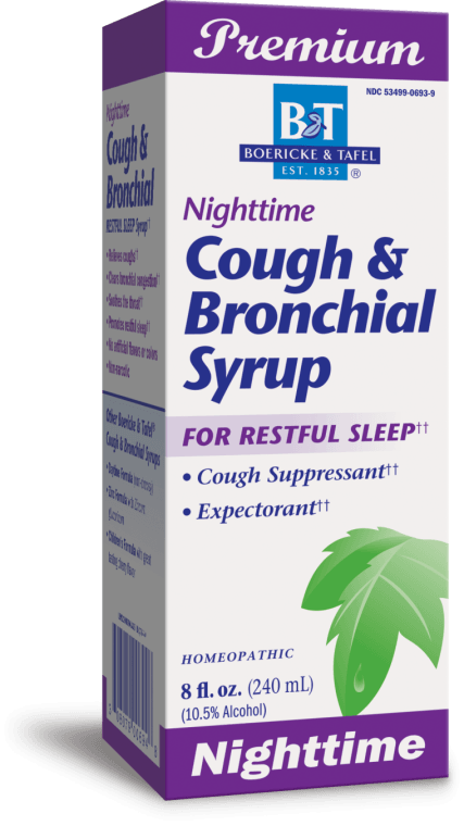 Boericke & Tafel Nighttime Cough & Bronchial Syrup 8 Oz (Nature's Way)