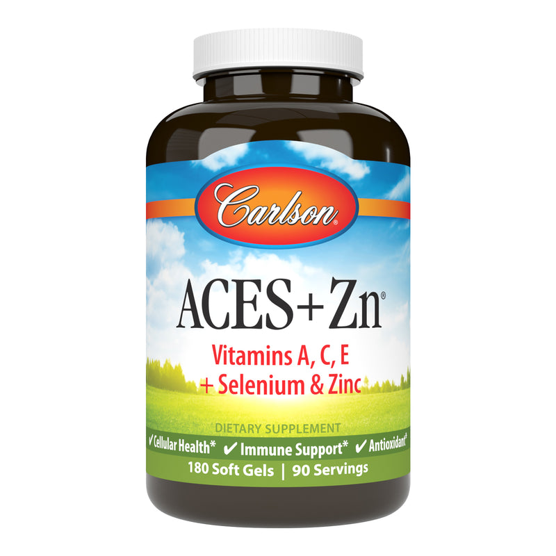 ACES + Zn (Carlson Labs) 180ct Front