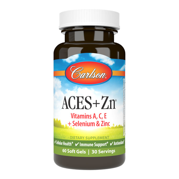 ACES + Zn (Carlson Labs) 60ct Front