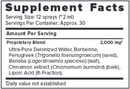 acg gluco extra strength supplement facts