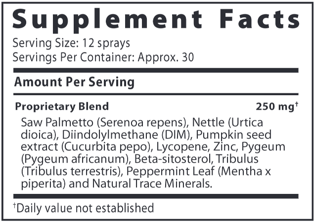 acp prostate extra strength supplement facts