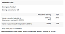 ad-pro apex energetics supplement facts
