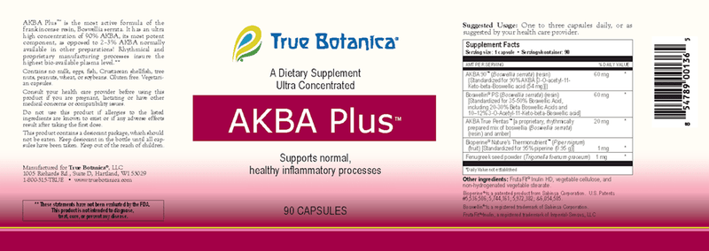 buy akba plus true botanica