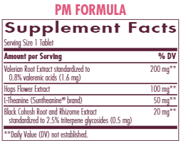 AM/PM Menopause Formula* (Nature's Way) Supplement Facts