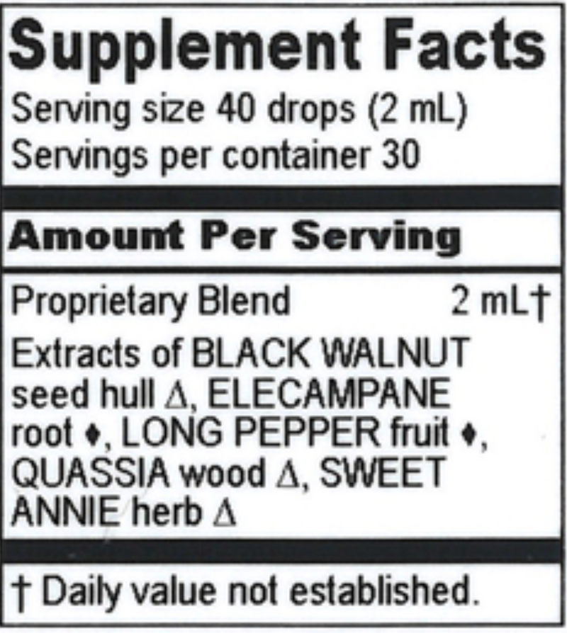 AP Compound (Herbalist Alchemist) Supplement Facts
