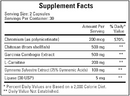 abdominal lean (ecological formulas) supplement facts