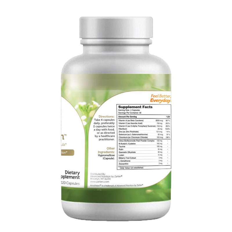 AccuVision (Advanced Nutrition by Zahler) Side 2