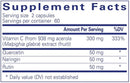 acerola flavonoid pure encapsulations supplement facts