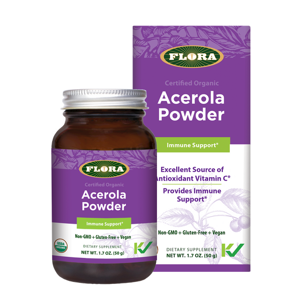 Acerola Powder (Flora) Front