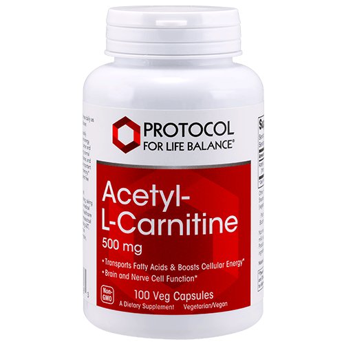 Acetyl-L-Carnitine 500 mg (Protocol for Life Balance)