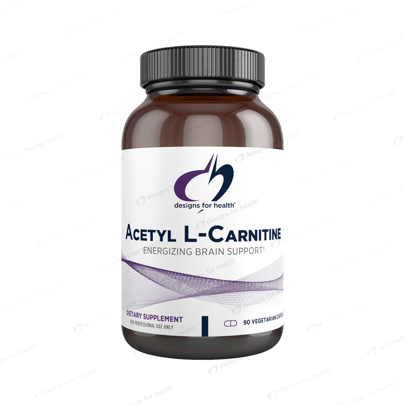 Acetyl L-Carnitine 800mg (Designs for Health) Front