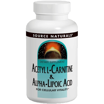 Acetyl L-Carnitine-Alpha Lipoic Acid (Source Naturals) Front