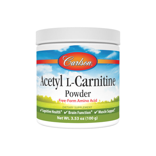 Acetyl L-Carnitine Powder (Carlson Labs) Front