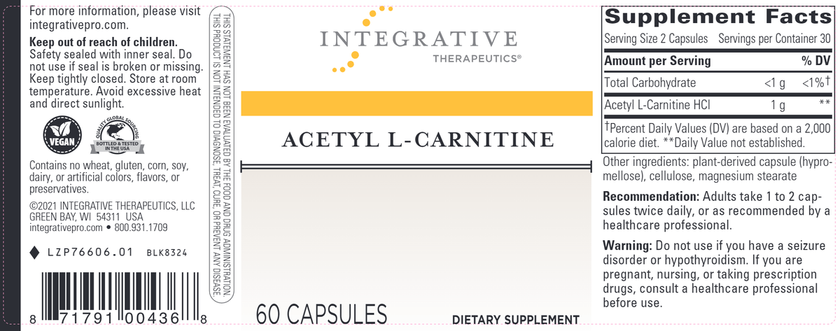 integrative therapeutics l-carnitine Acetyl (Integrative Therapeutics) Flavor:Vanilla Soft Serve Improve Cognition and Mental Health Tirzepatide niacinamide: complete guide