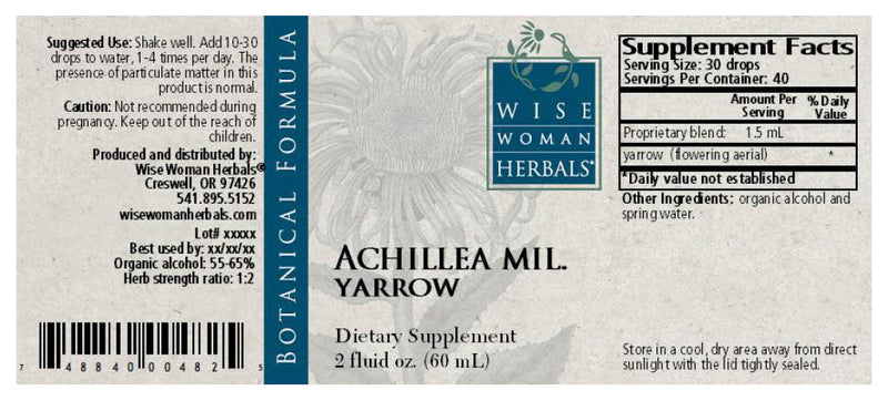 Achillea Yarrow 2oz Wise Woman Herbals products