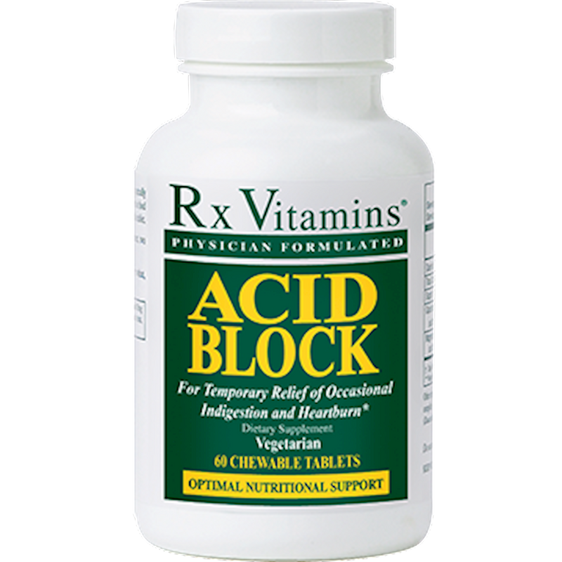 Acid Block (Rx Vitamins) Front