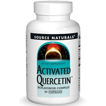 Activated Quercetin Capsules 50ct (Source Naturals) Front
