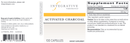 activated charcoal (integrative therapeutics) label
