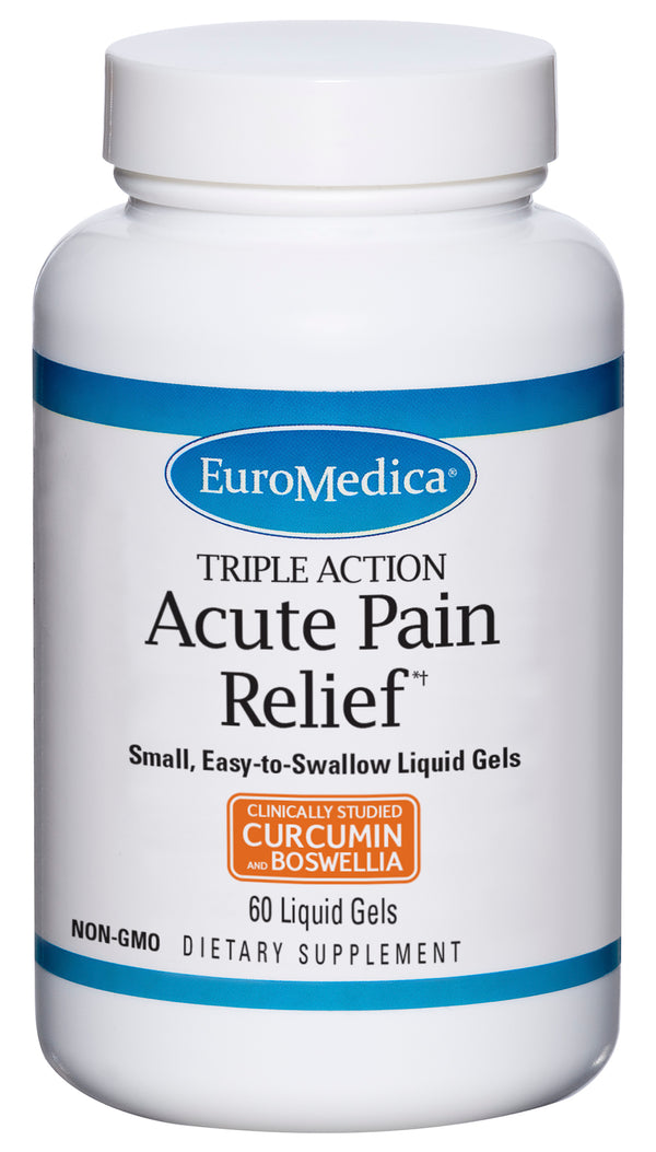 Acute Pain Relief 60 liquid gels (Euromedica) Front