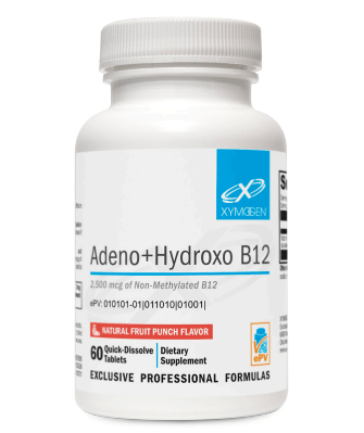 Adeno+Hydroxo B12 Natural Fruit Punch Flavor (Xymogen)
