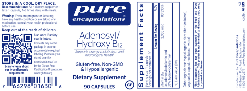 buy adenosyl hydroxy b12 pure encapsulations