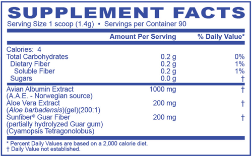 Adpt-Cell Signal Powder (Metabolic Code) supplement facts