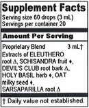 adrenal balance compound (herbalist alchemist) supplement facts