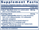 adrenal energy formula (life extension) supplement facts