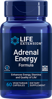 Adrenal Energy Formula 60ct (Life Extension) Front
