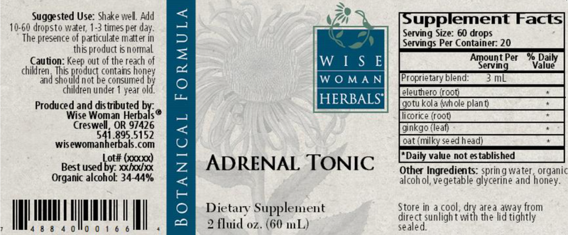 Adrenal Tonic 2oz Wise Woman Herbals products