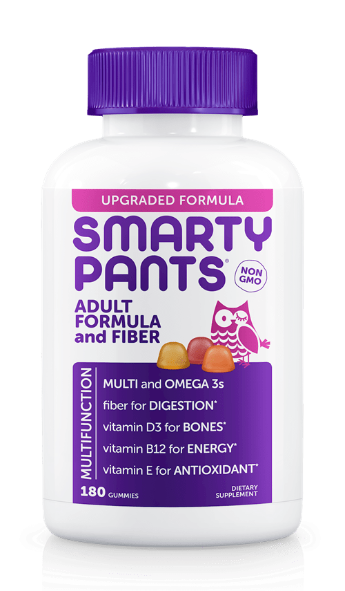 Adult Formula and Fiber (SmartyPants Vitamins) Front