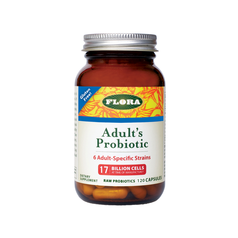 Adult's Blend Probiotic (Flora) 120ct  Front