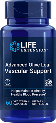 Advanced Olive Leaf Vascular Support with Celery Seed Extract (Life Extension) Front
