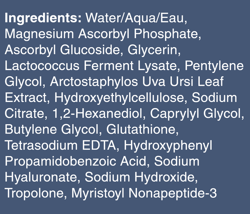 Advanced Vitamin C Bright Serum (GLOWBIOTICS) Ingredients