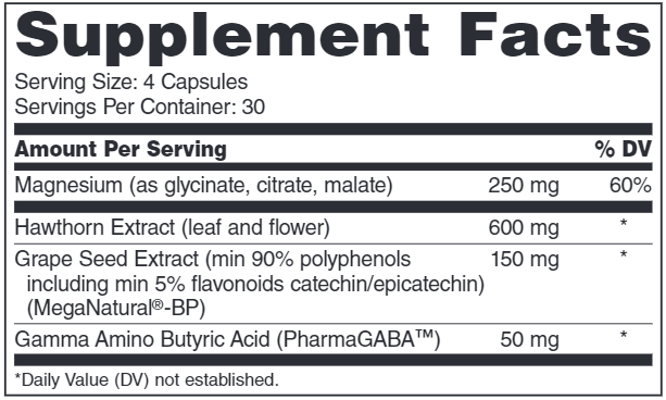 Advanced BP Support (Dr. Sinatra) Supplement Facts