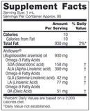 ahiflower sap (nfh nutritional fundamentals) supplement facts