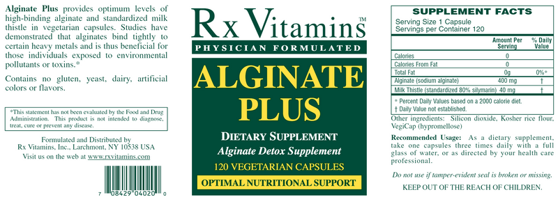 buy alginate plus rx vitamins