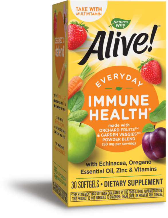 Alive!® Everyday Immune Health 30 Softgels (Nature's Way)