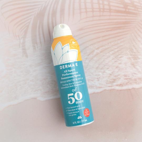 All Sport Performance Sunscreen Spray SPF 50 (DermaE) Front-1