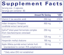 aller-essentials pure encapsulations supplement facts