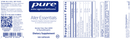 aller-essentials pure encapsulations label