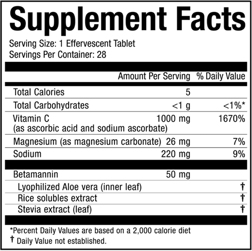 Aloe C Defense (Nutraceutics) Supplement Facts