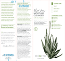 Aloe Vera Moisture Cleanser (Devita Skincare) Label