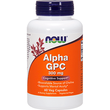 Alpha GPC 300 mg (NOW) Front