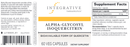alpha glycosyl isoquercitrin integrative therapeutics label